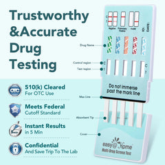 Easy@Home dip and read steps illustration for simple at-home testing.
