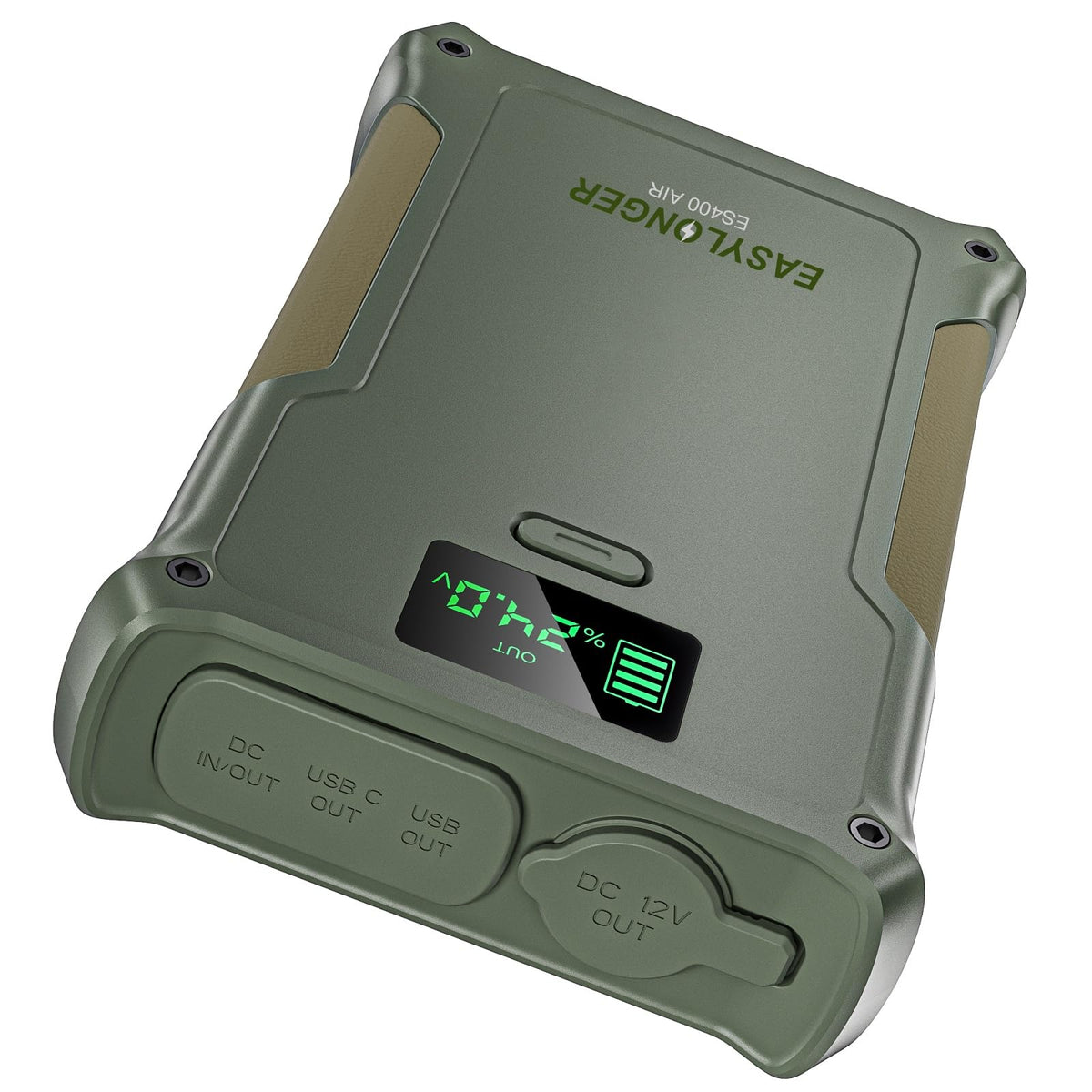 EASYLONGER ES400 Air CPAP Battery front view shows compact design and 148Wh capacity.
