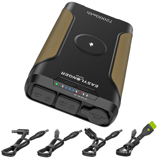 EasyLonger ES720 battery exterior view shows compact CPAP backup power.