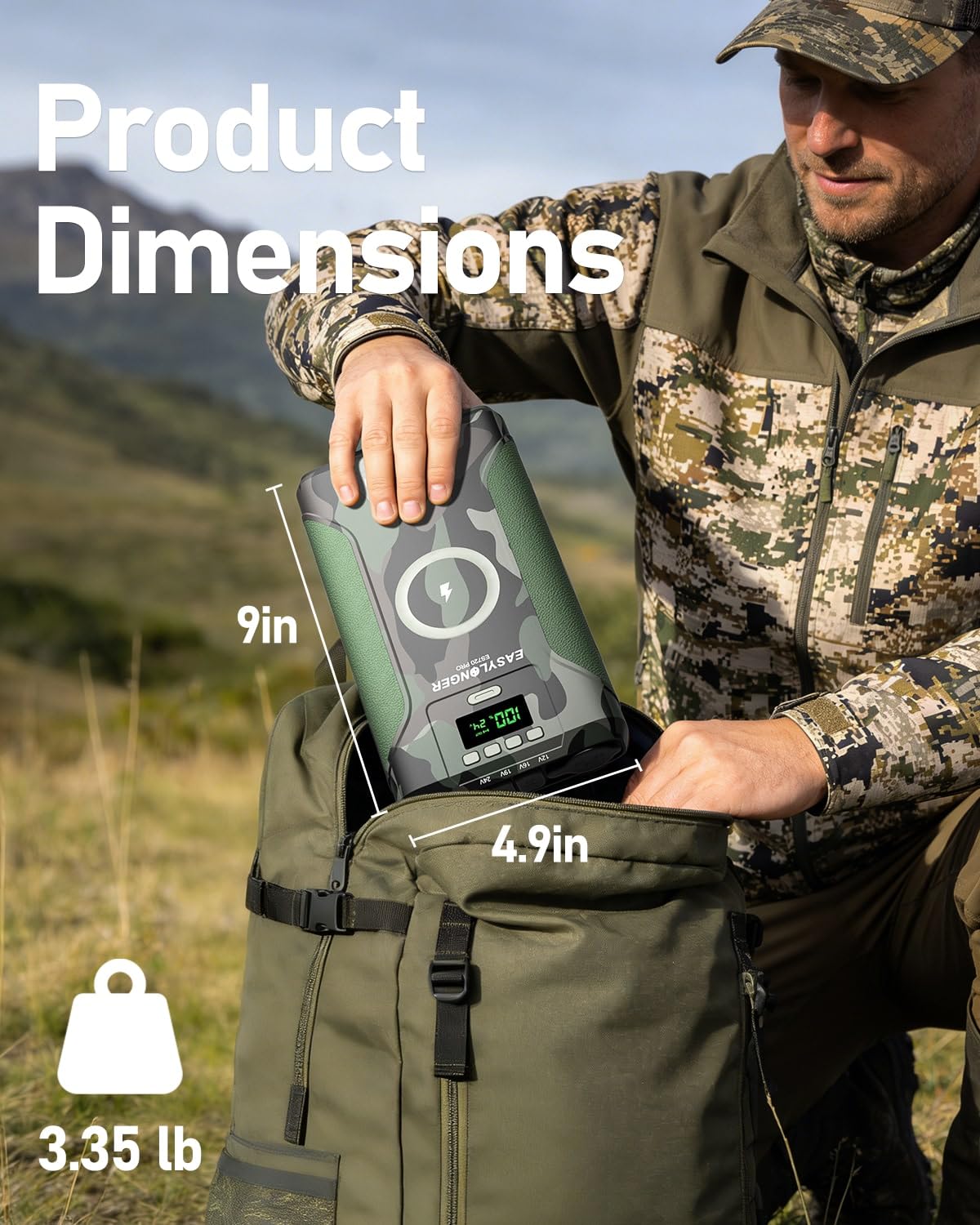 Included items show a complete kit for Easy setup with ES720 PRO.