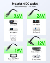 ES720 PRO provides multiple device charging options for on-the-go users