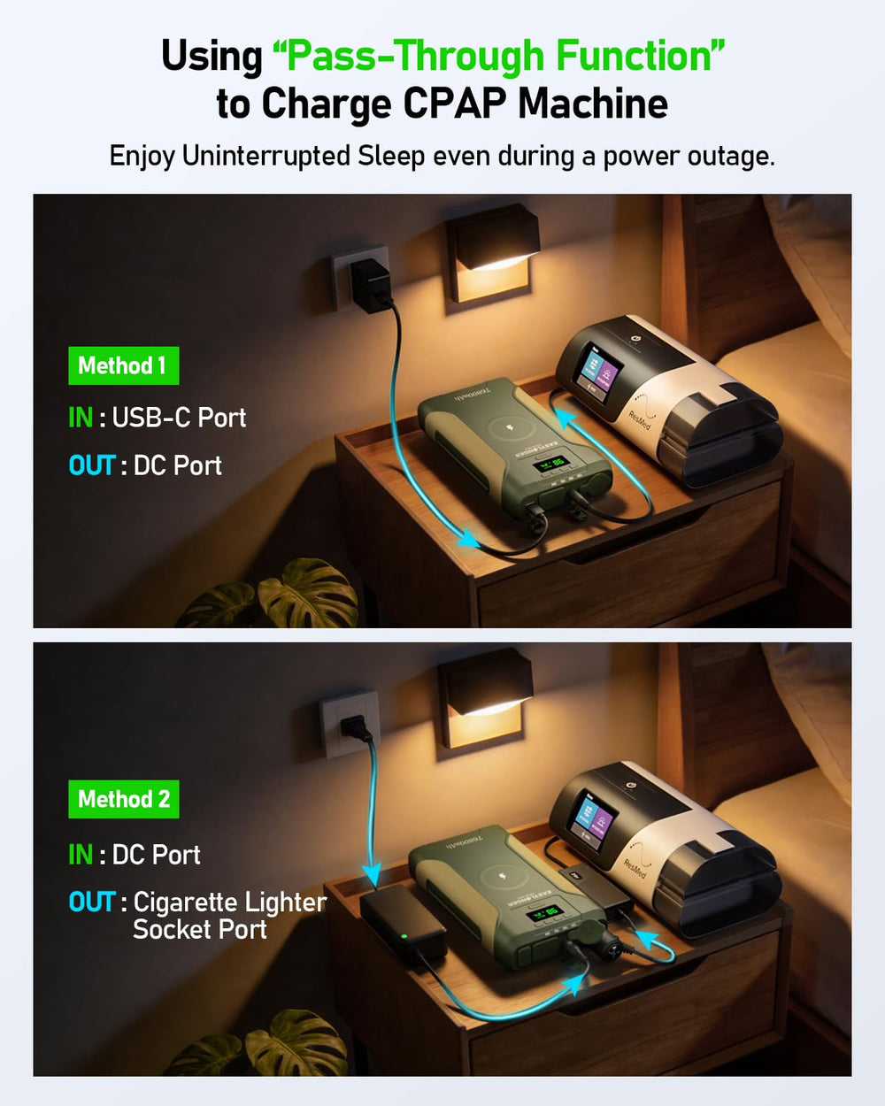 PD fast charging via USB-C on EASYLONGER ES720 PRO