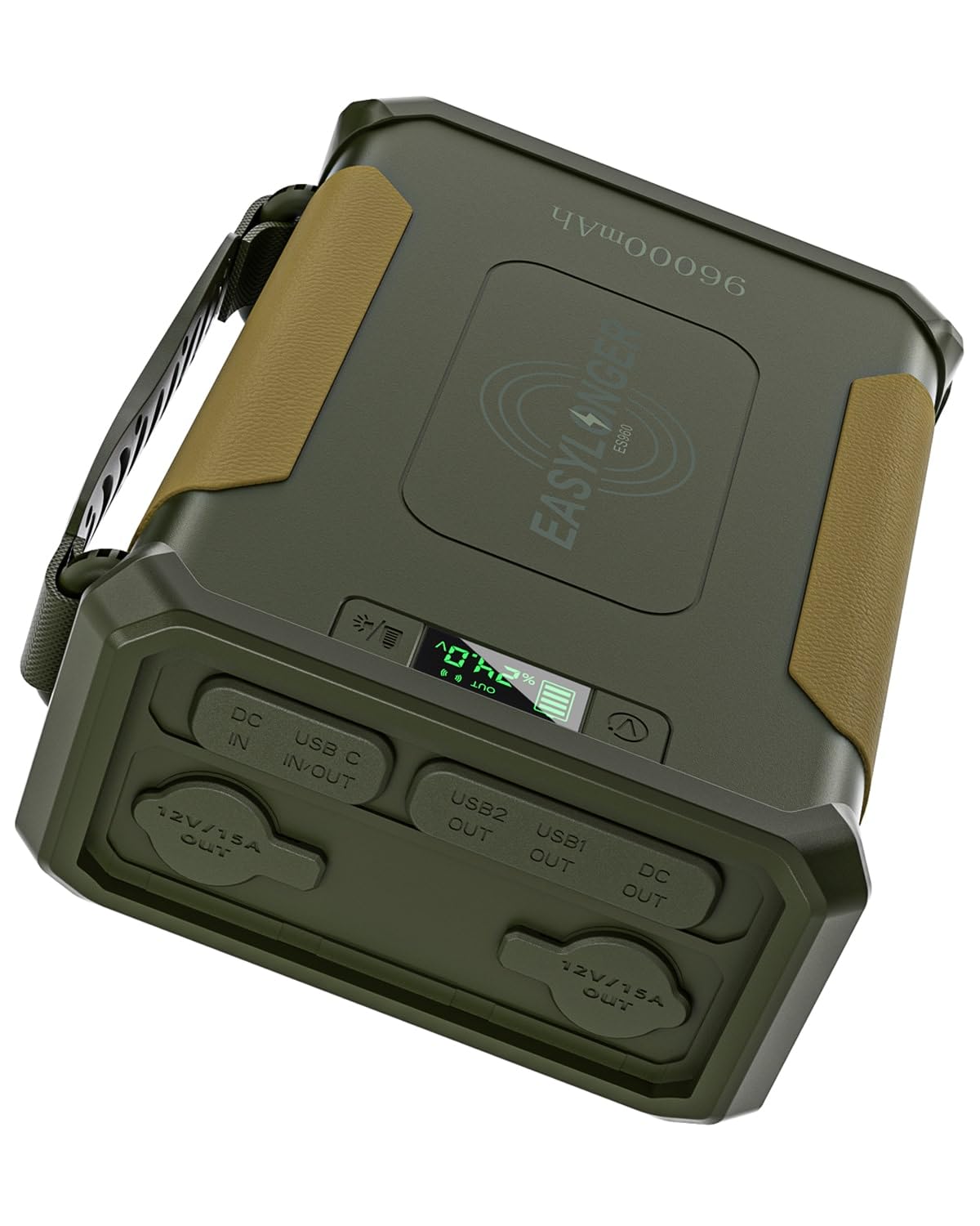 EASYLONGER ES960 front view highlights compact design and accessible ports.