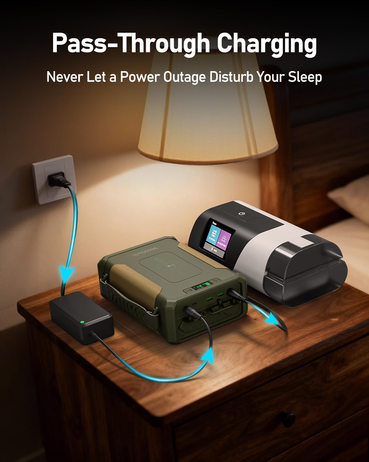 EASYLONGER ES960 wireless charging pad ready for compatible devices.