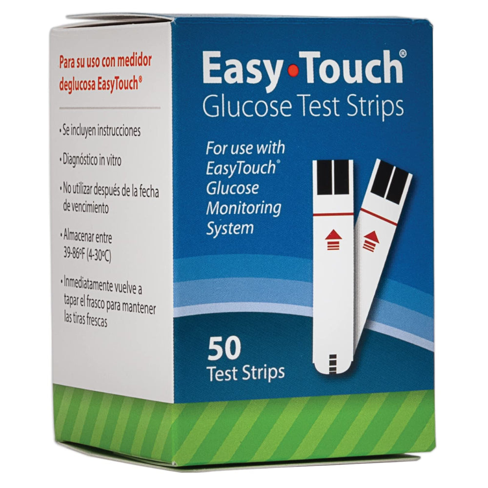 EasyTouch glucose monitoring system compatibility for accurate at-home tracking.