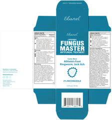 Ebanel antifungal cream packaging and label for at-home use.
