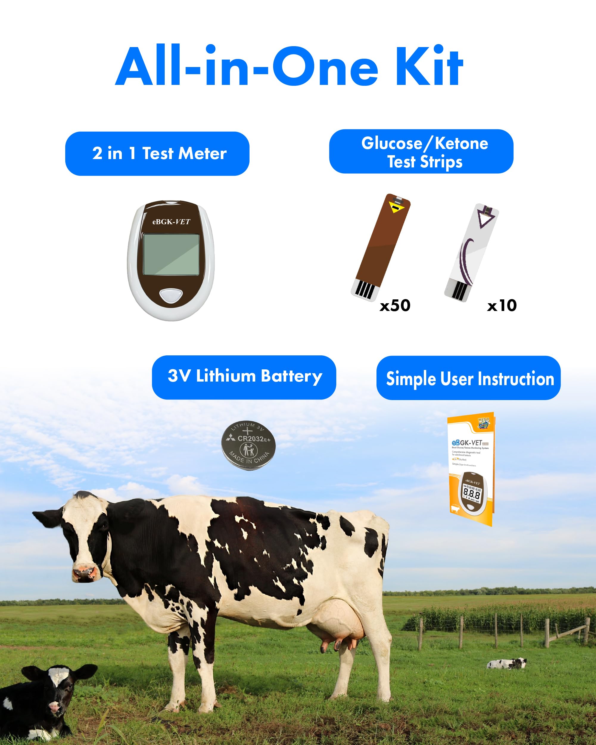 ebmonitor eBGKVET fast 10-second result indication on device