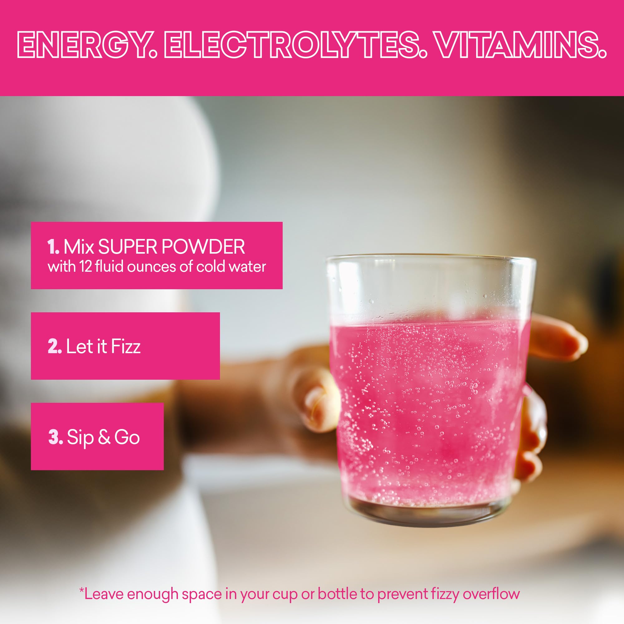 EBOOST Natural flavors and ingredients emphasize clean nutrition.