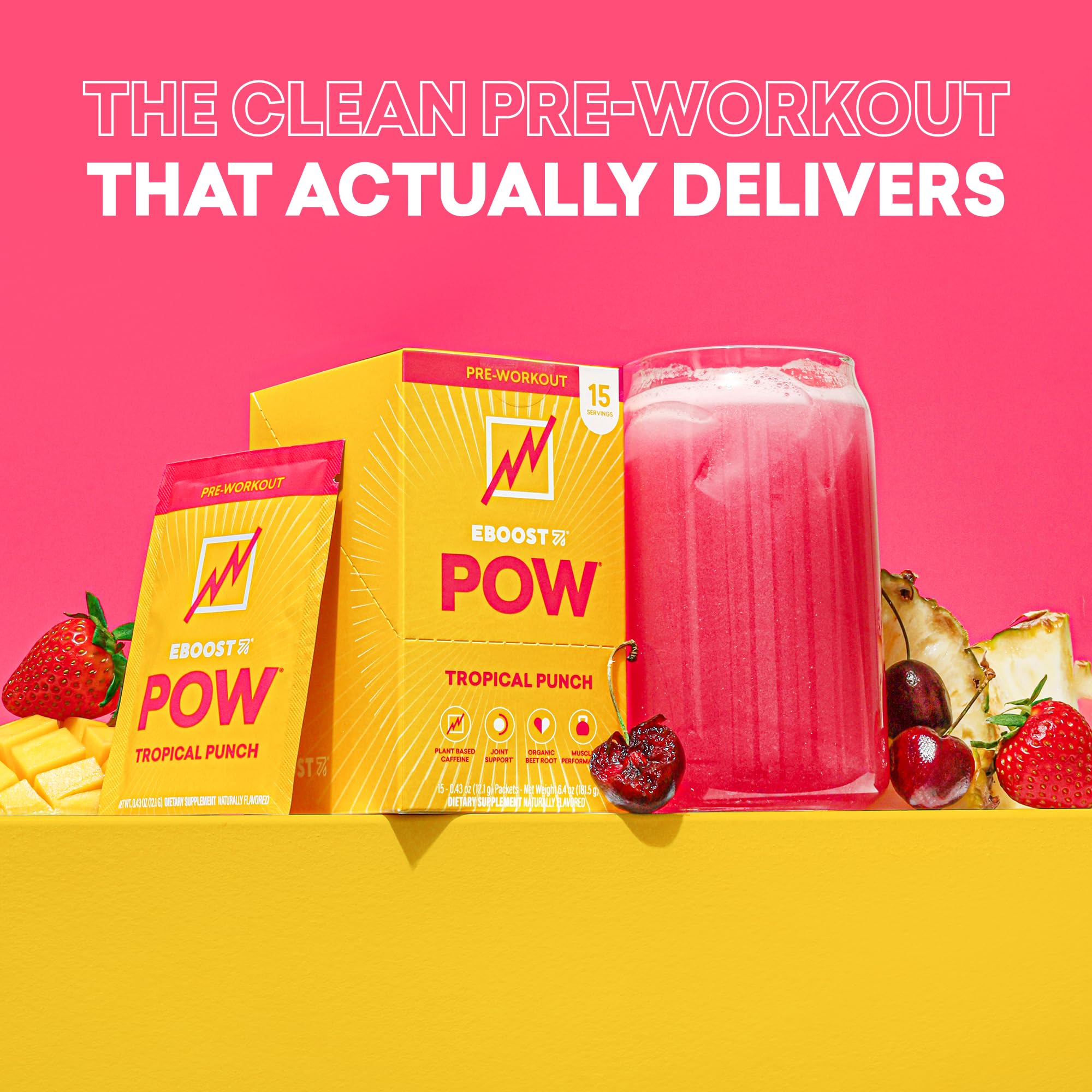 On-the-go stick of EBOOST POW ready to mix before training.