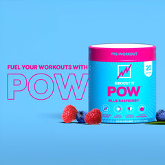 Post-workout recovery sip with EBOOST POW ready