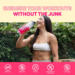 EBOOST POW used during a cardio or lifting session for sustained energy.