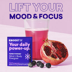Athlete in gear using EBOOST for pre workout energy and hydration.