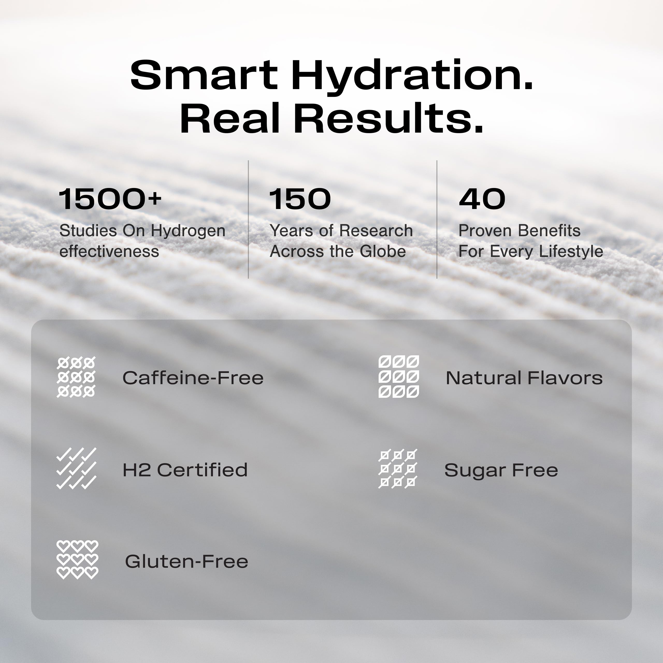 Echo Water prebiotic fiber supports gut balance for daily comfort.