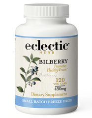 Eclectic Institute Bilberry Capsules show vision-support potential from fresh bilberries