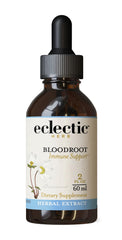 Eclectic Institute Bloodroot bottle showing high-potency herbal extract.