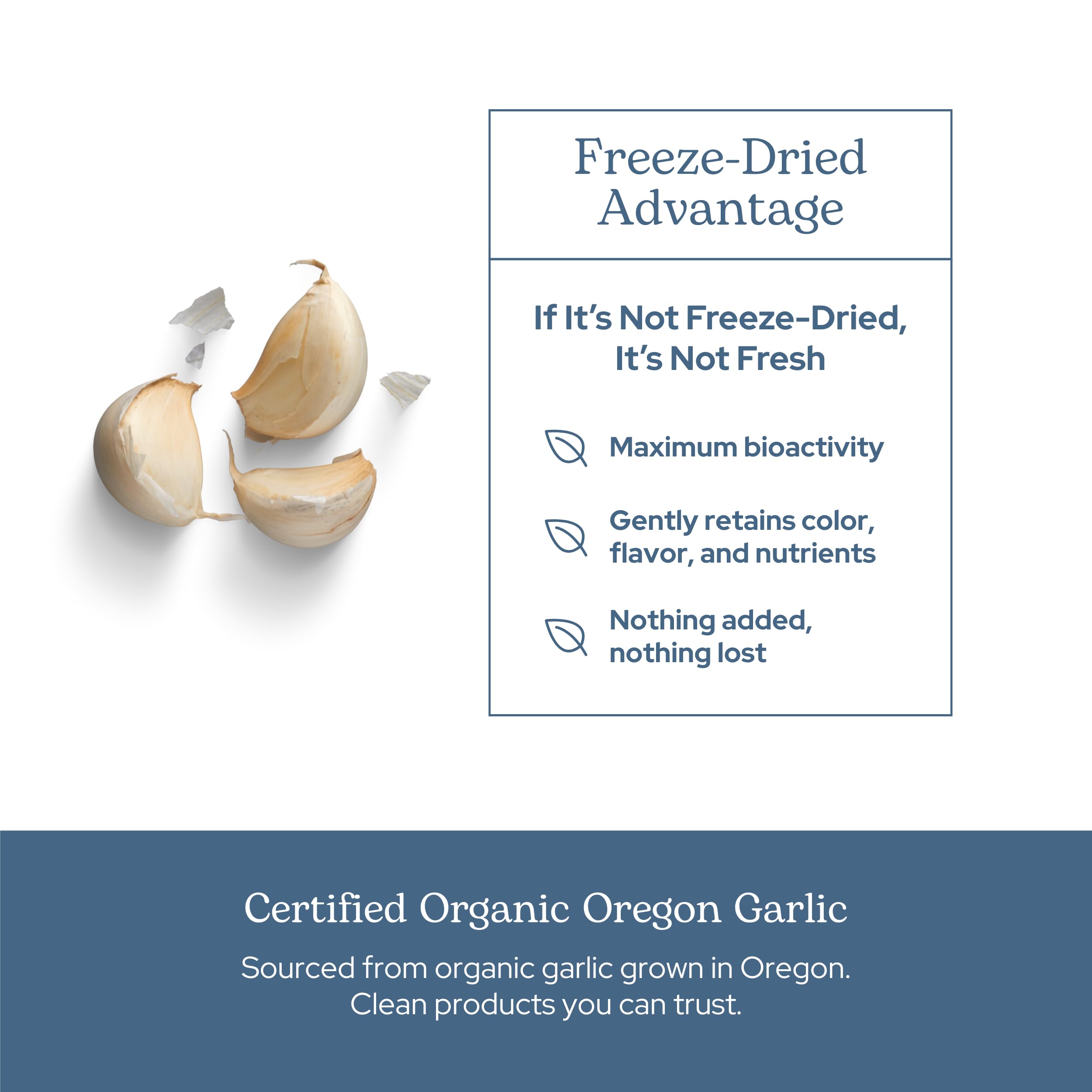 Ingredient panel confirms non-GMO, gluten-free, and kosher status