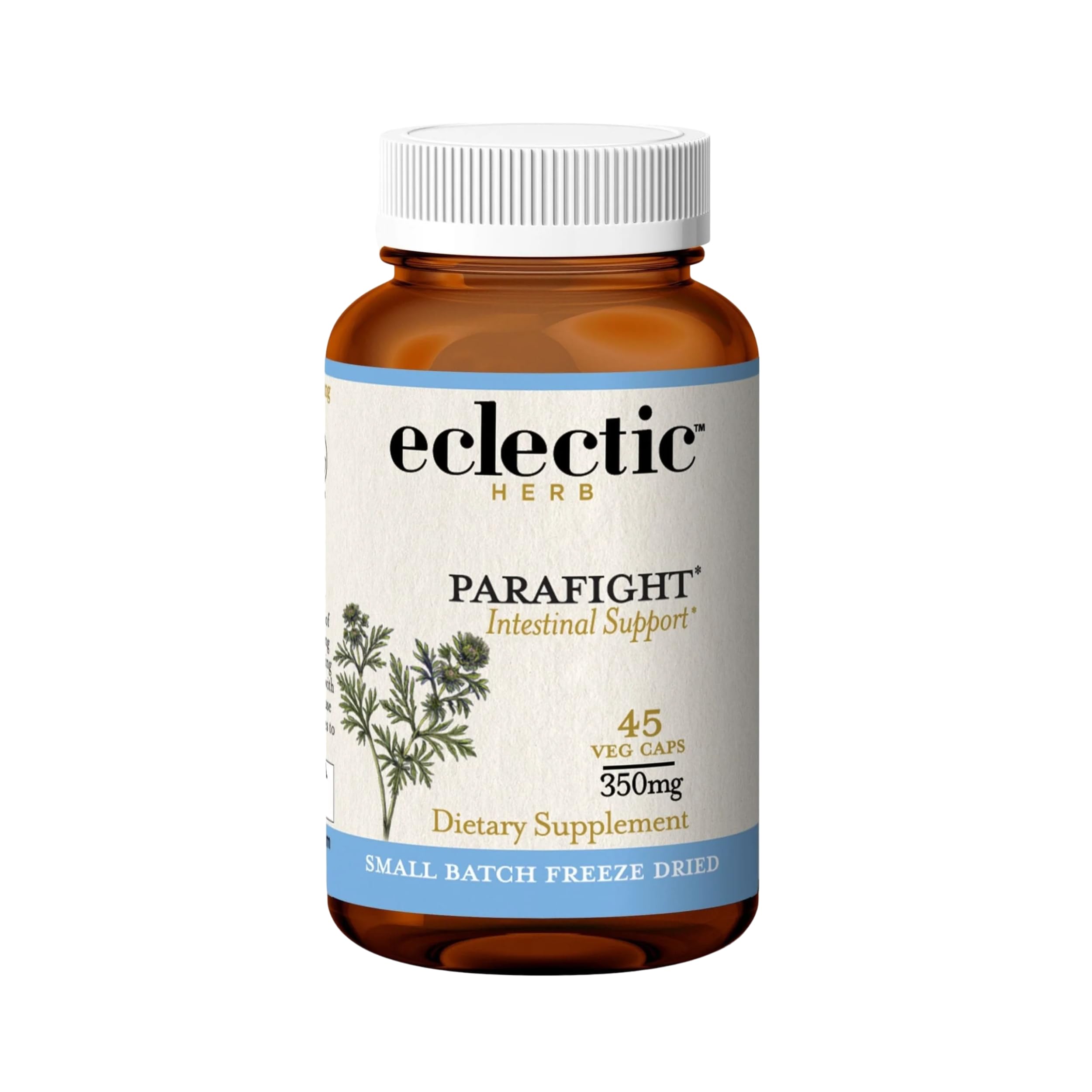 ECLECTIC INSTITUTE ParaFight capsules bottle for daily digestive support.
