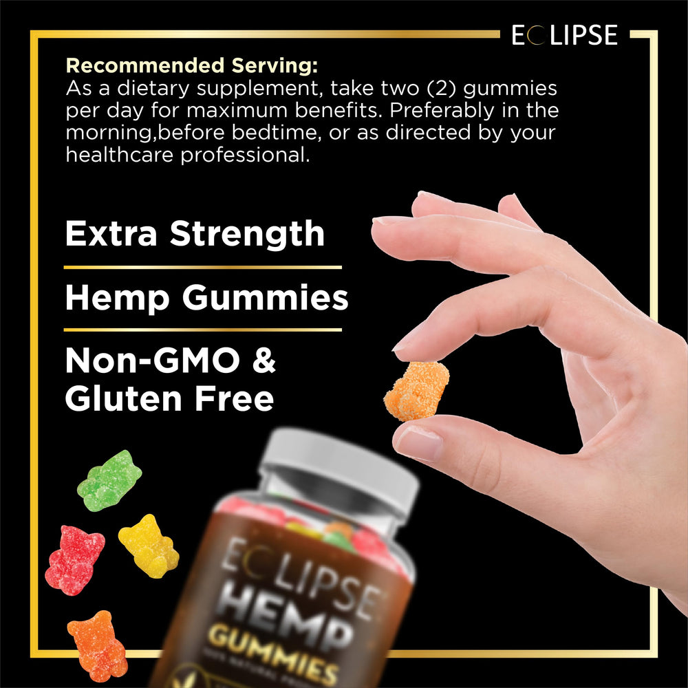 Eclipse Hemp gummies US-made factory scene emphasizes quality and traceability.