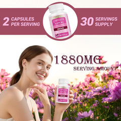 Ecliptron calendula-rose hips antioxidants for skin condition.