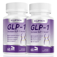 Ecliptron GLP-1 supplement bottle front for natural GLP-1 support.