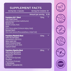 Ecliptron GLP-1 supplement image illustrating probiotic blend for digestive wellness.
