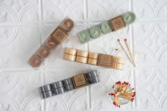Eco Candle Co. Midwest-grown soybeans tea light supports sustainable sourcing