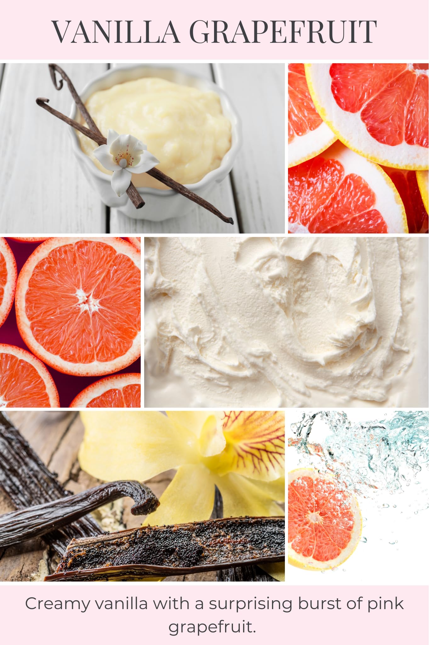 Eco Candle Co. Vanilla Grapefruit tea light with soy wax offers a clean, long-lasting burn.