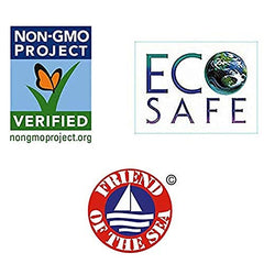 Eco Safe Coral Calcium D3 Kids Gummy packaging shot emphasizes gluten-free and non-GMO