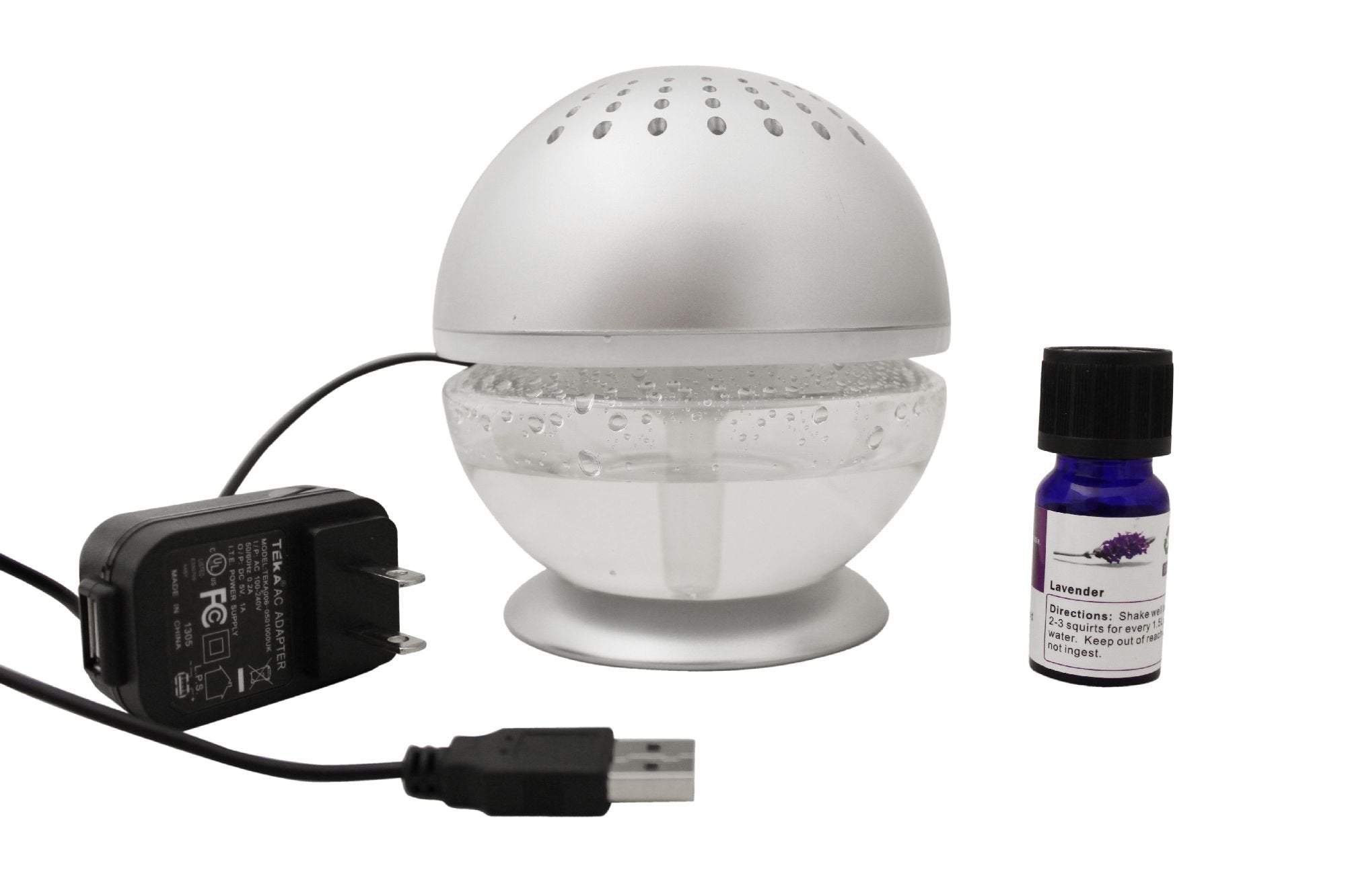 EcoGecko Little Squirt lavender oil diffuser emits lavender scent in a room