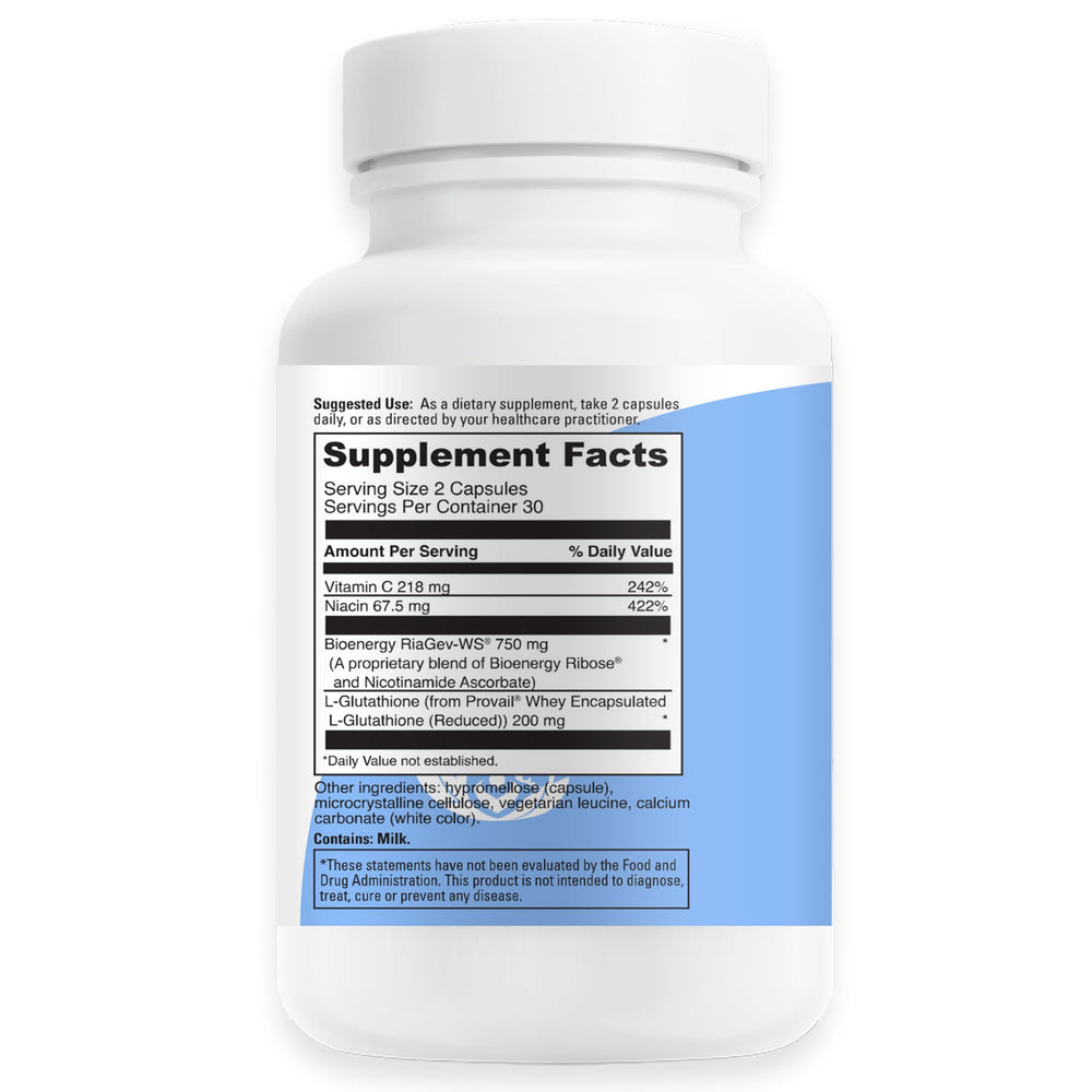 EcoIntegratives Active NAD+ capsules closeup showing vegan capsules for absorption