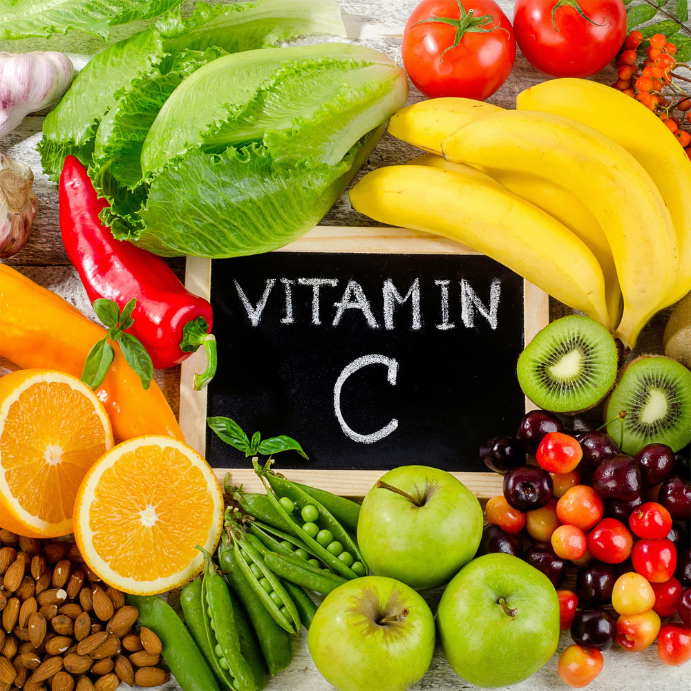 Ecological Formulas Vitamin C tapioca label front highlighting non-corn source