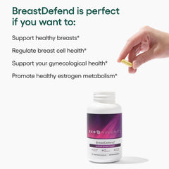 EcoNugenics BreastDefend DIM mushroom blend image, signaling immune support.