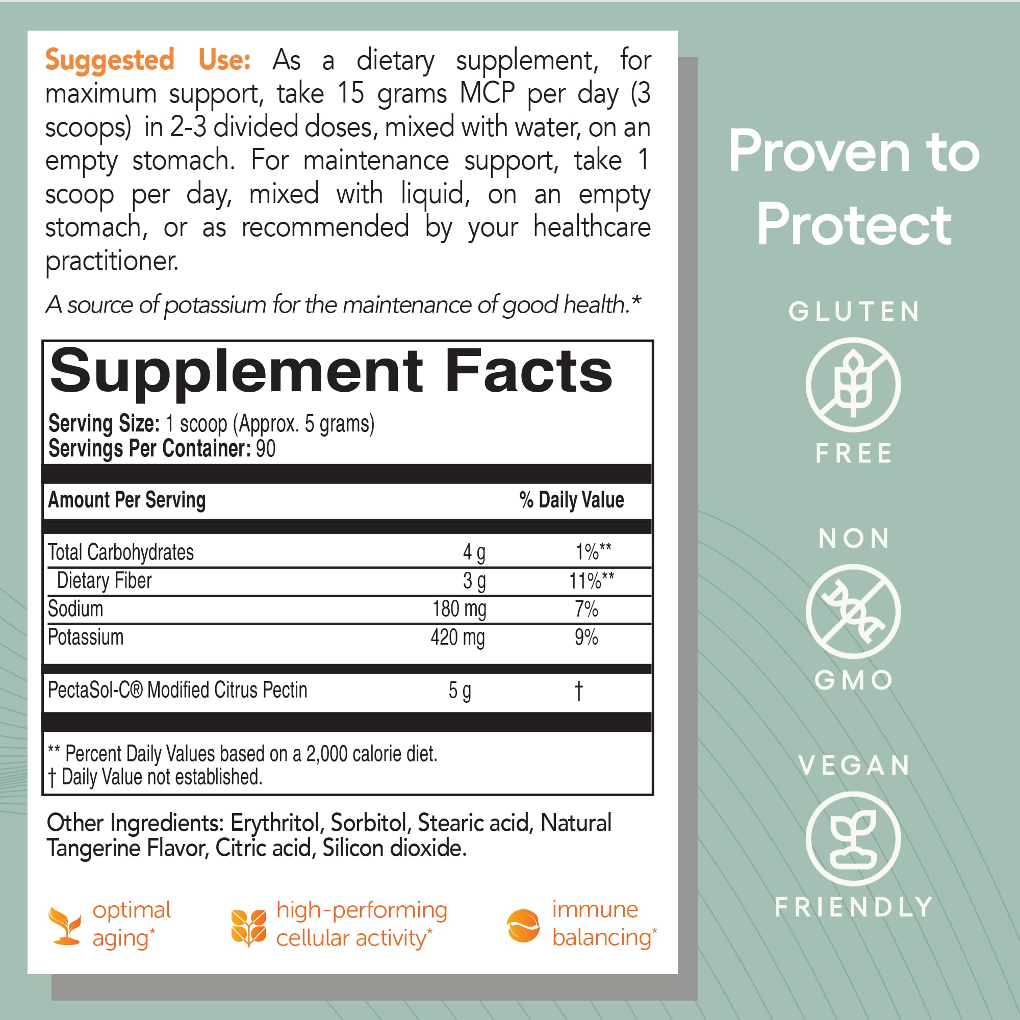 EcoNugenics Detox Rescue citrus pectin supports immune and inflammatory balance.