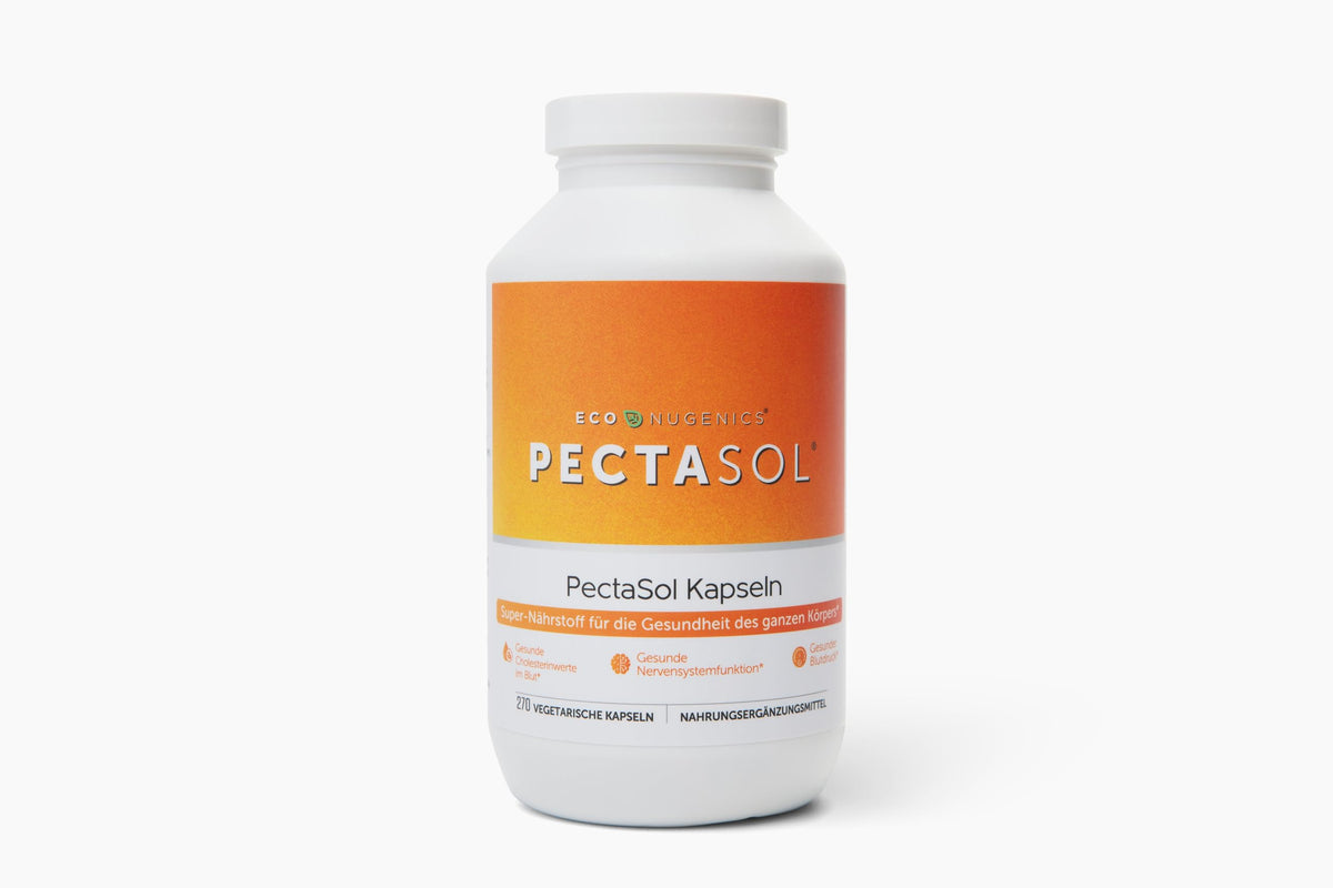 EcoNugenics PectaSol bottle front highlights MCP for daily total-body support