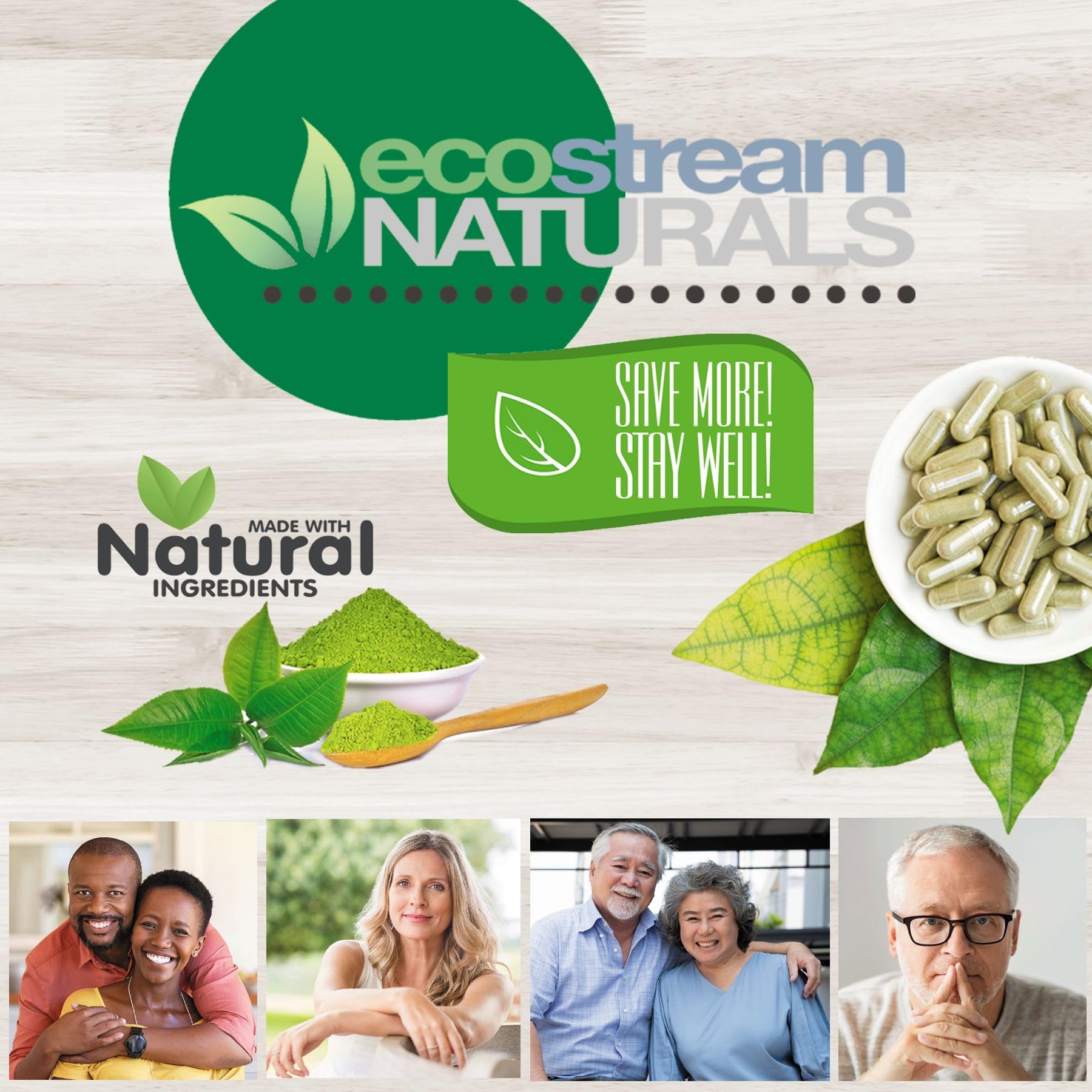 ecostream naturals pack3 label listing turmeric and enzymes ingredients