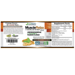 ecostream Naturals Relaxant label closeup showing 2300 mg per capsule.