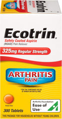 Ecotrin Regular Strength safety coating close-up highlights protection of the stomach lining.