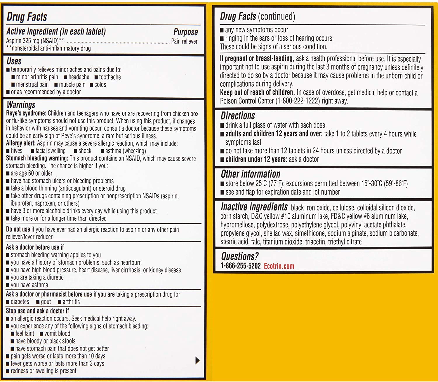 Ecotrin two-pack packaging on shelf communicates value and convenient ongoing use.