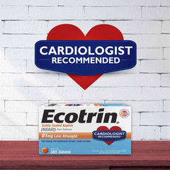 Two-pack Ecotrin boxes indicating value and convenience