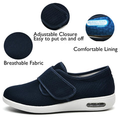 EDCYF women's diabetic shoes with breathable inner lining keep feet cool.