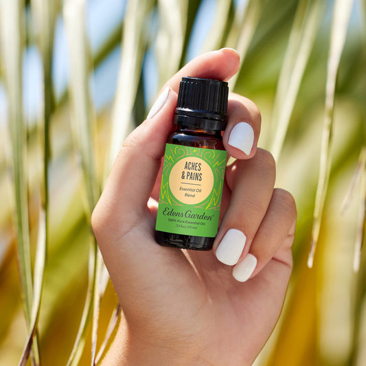 Edens Garden Aches & Pains diffuser dispersion creates calm room ambiance.
