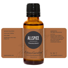 Affordable, premium quality allspice oil from Edens Garden.