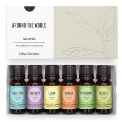 Edens Garden Eucalyptus Around The World oil bottle for diffuser aromatics.
