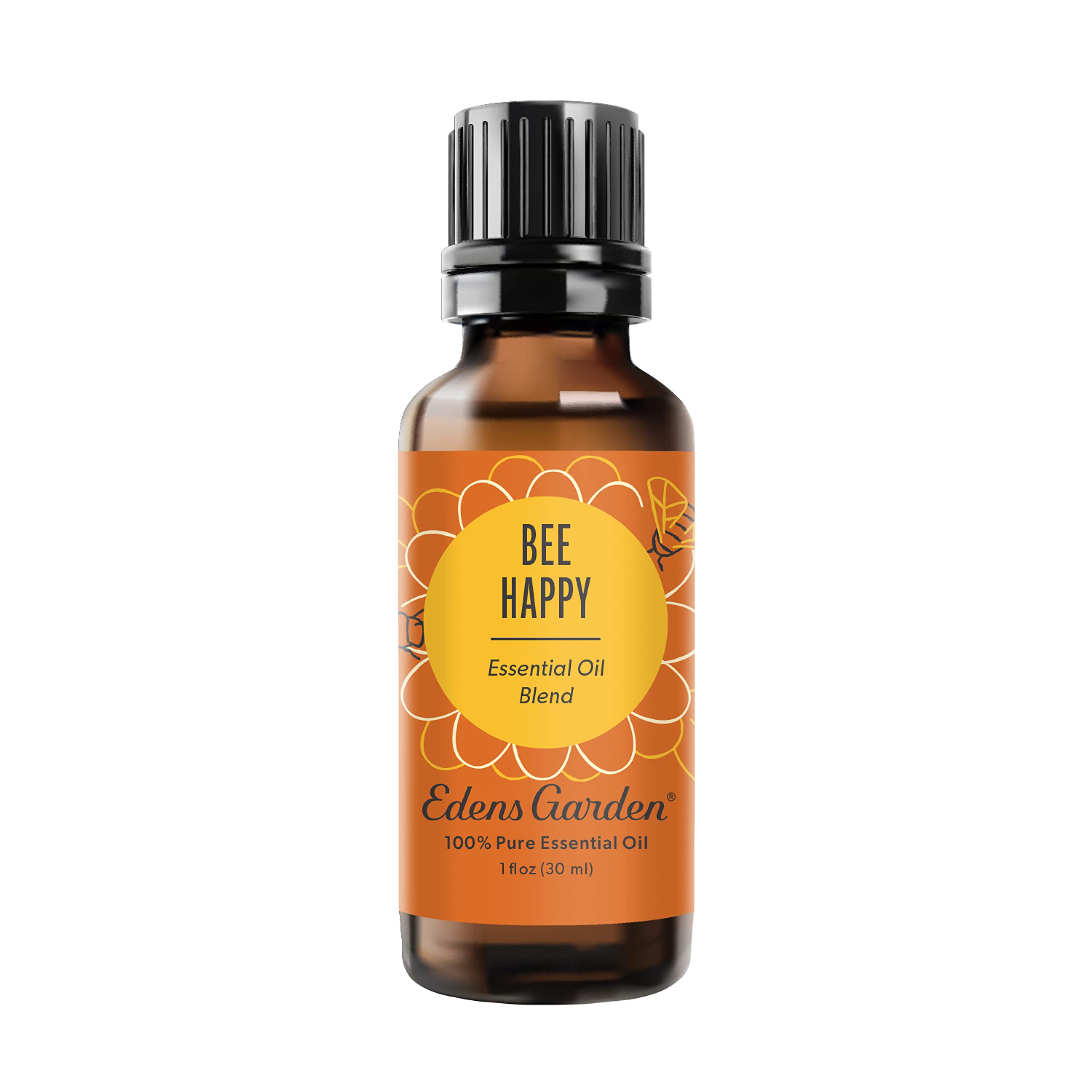 Edens Garden Bee Happy essential oil in a diffuser brightens spaces with a sunny aroma