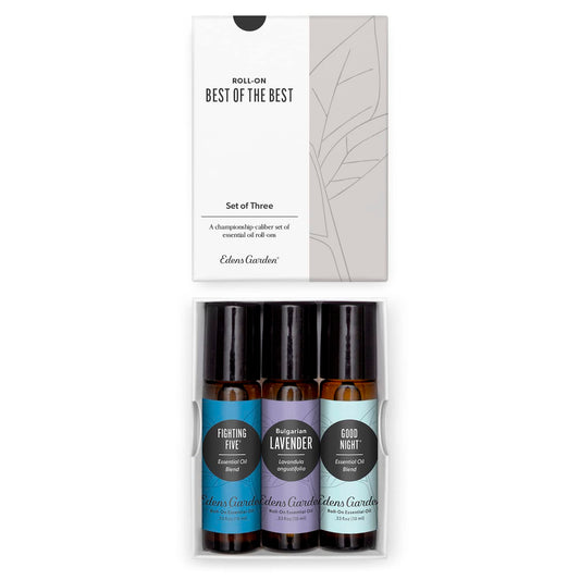 Edens Garden Fighting Five roll-on bottle for on-the-go focus and vitality