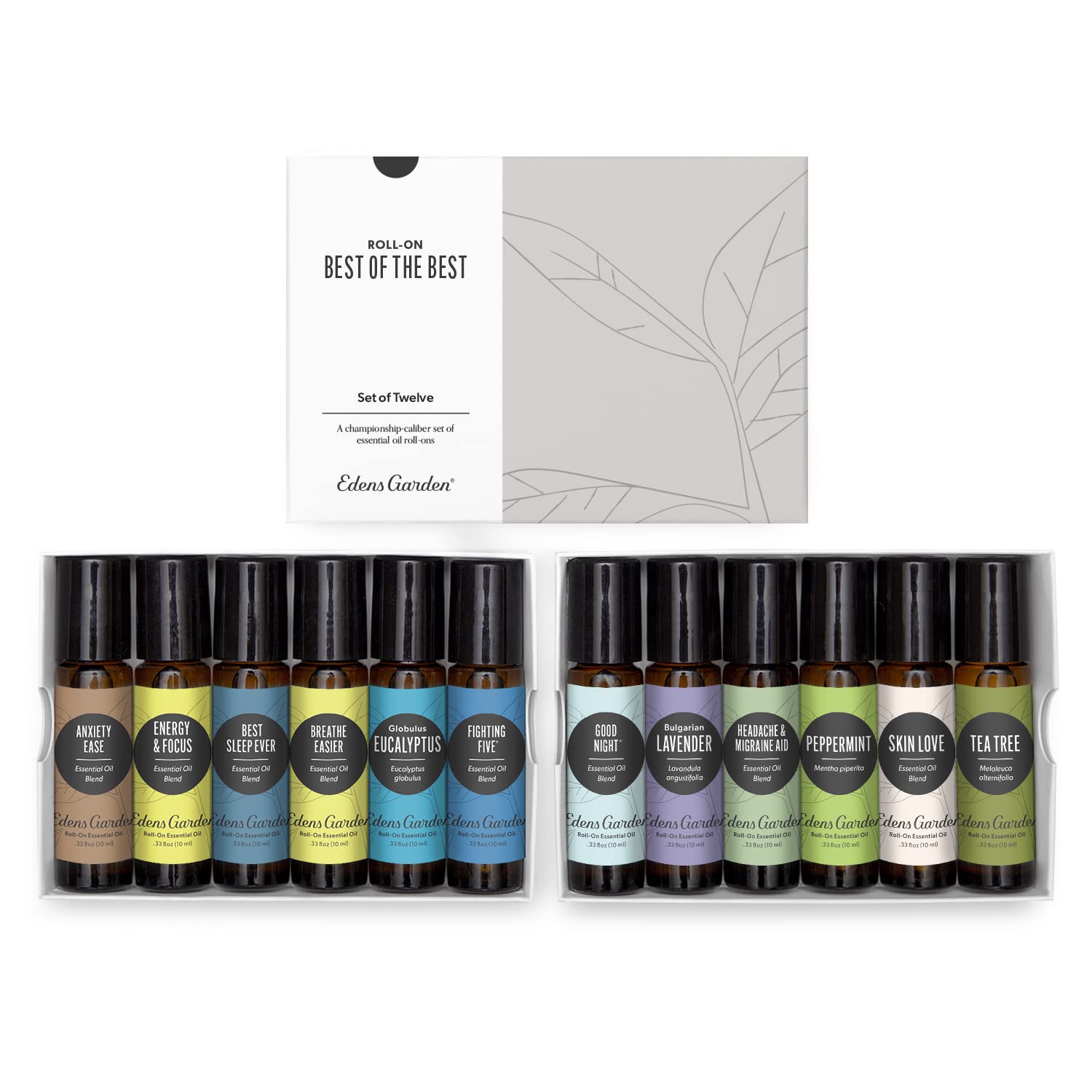 Edens Garden Best of the Best Roll-On Lavender-Bulgarian bottle for calming on the go