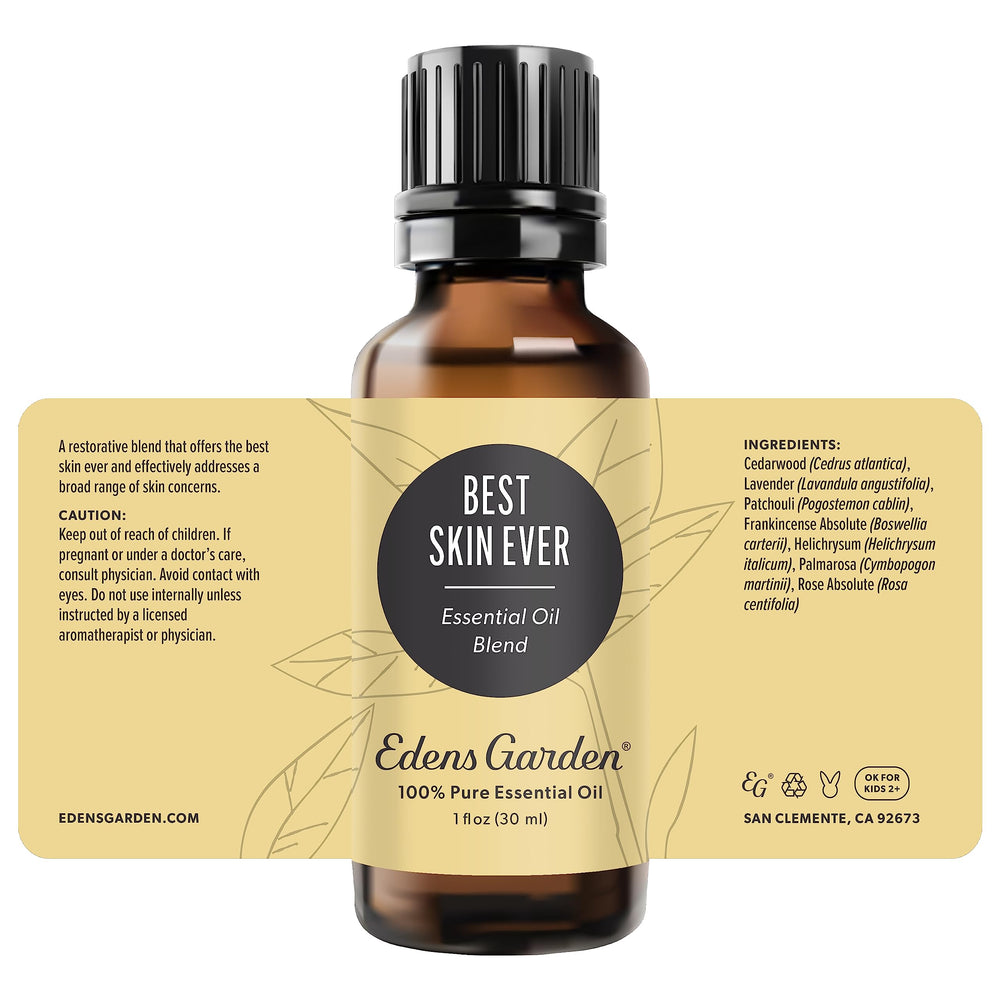 Edens Garden Best Skin Ever natural oils for accessible skincare.