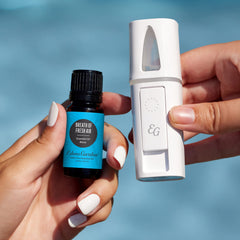 Edens Garden Breath of Fresh Air diffuser-bottle ready for inviting room aroma.