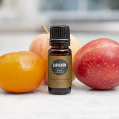 Edens Garden Cardamom essential oil diffuser scene fills room with spice scent.