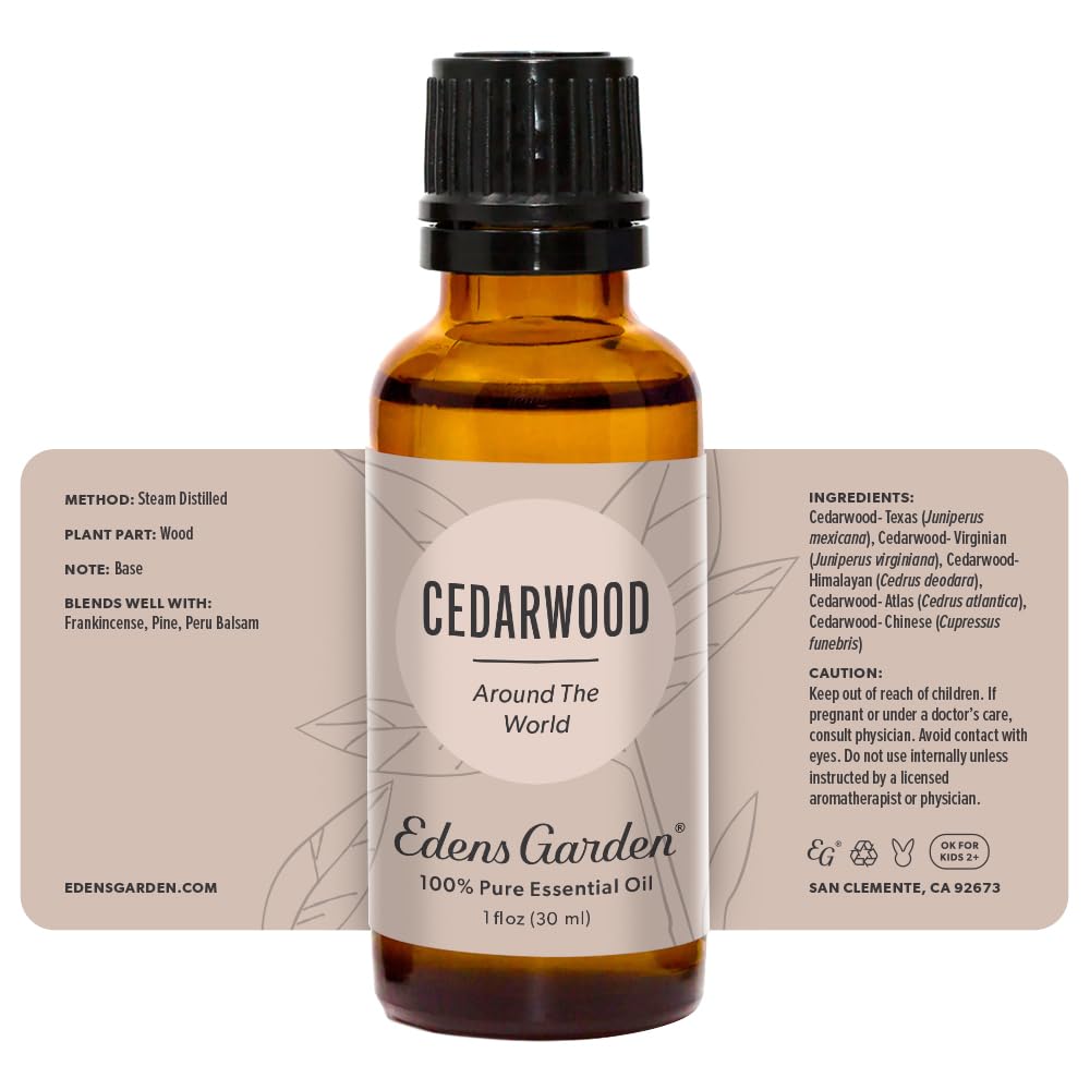 Edens Garden Cedarwood Around The World brand, woman-owned and family-operated.